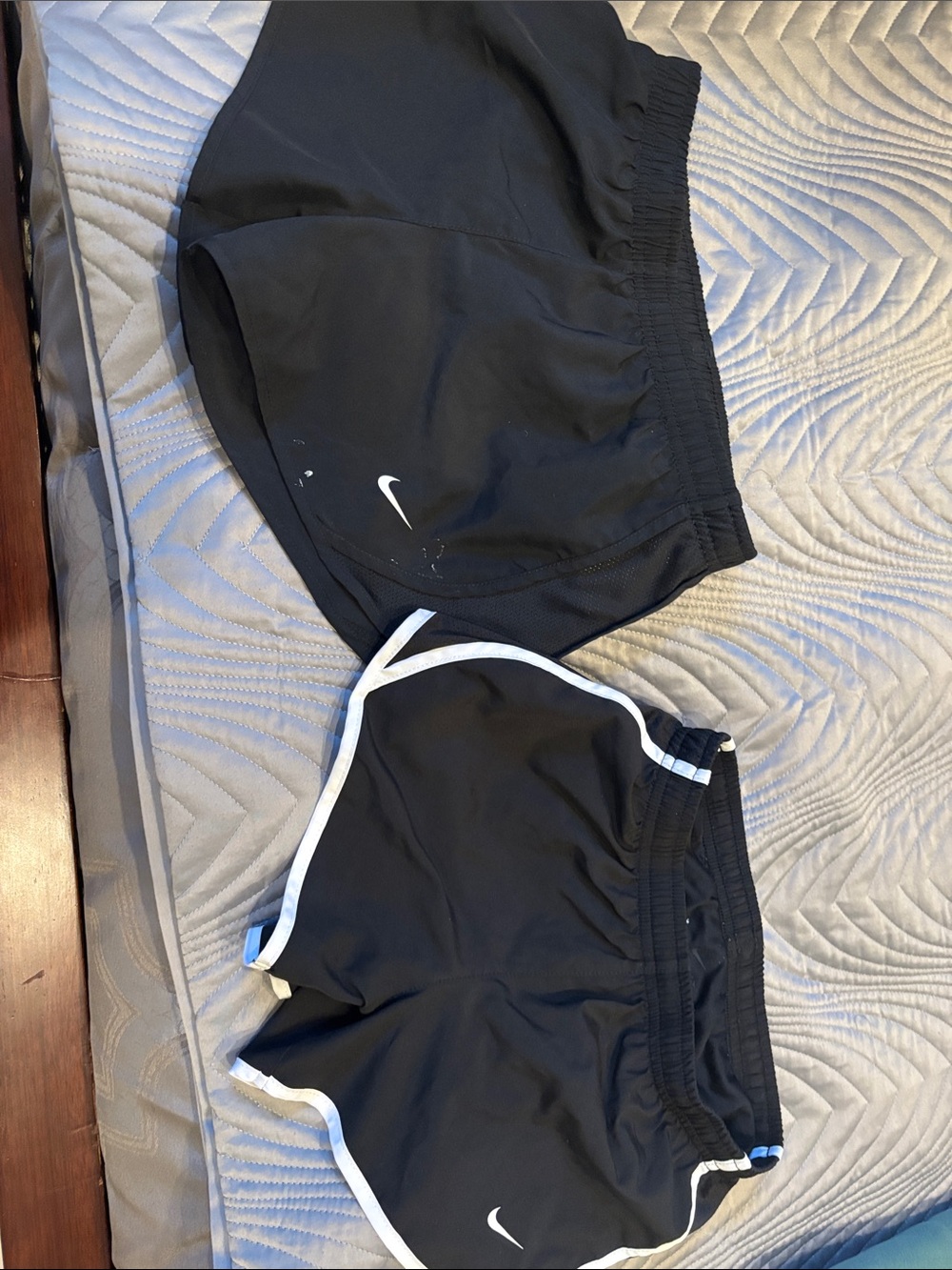 Nike Black girls Athletic Shorts both size small